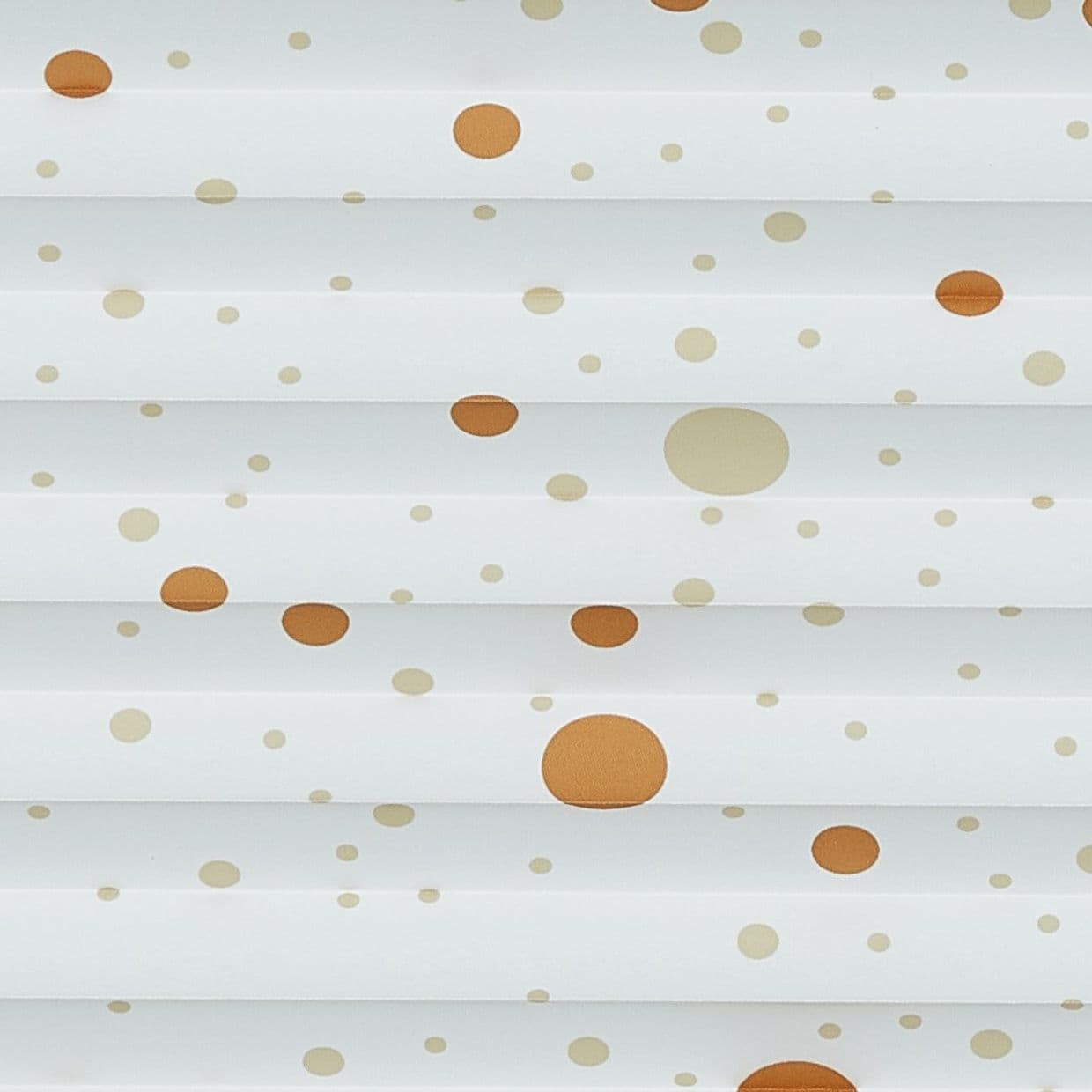 Sparkle Dots White Gold Perfect fit Pleated blind