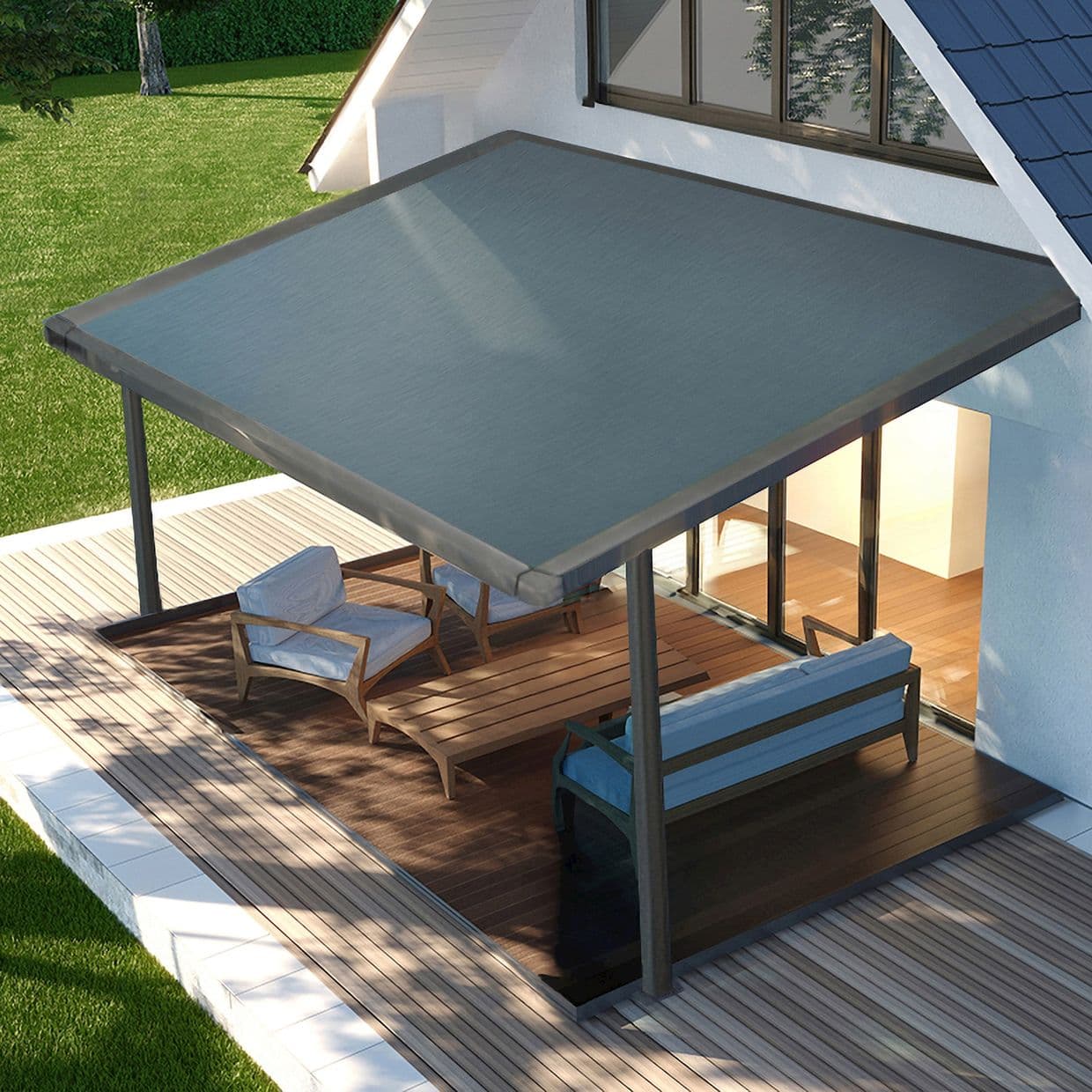 Pique Denim Awning