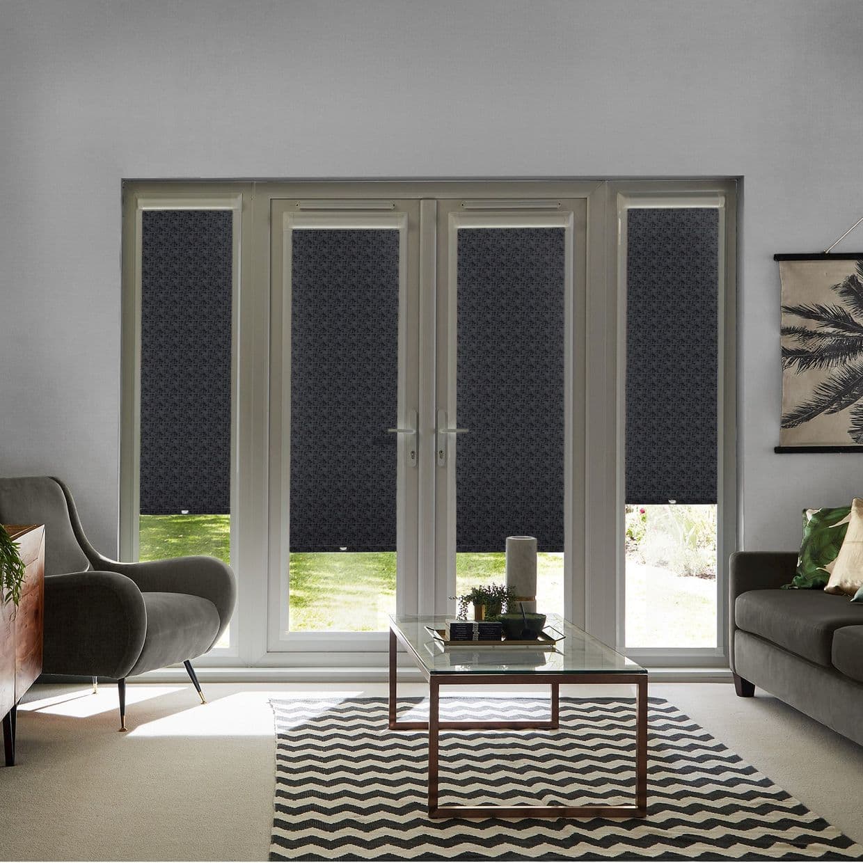 Skater Blackout Raven Perfect Fit Roller blind