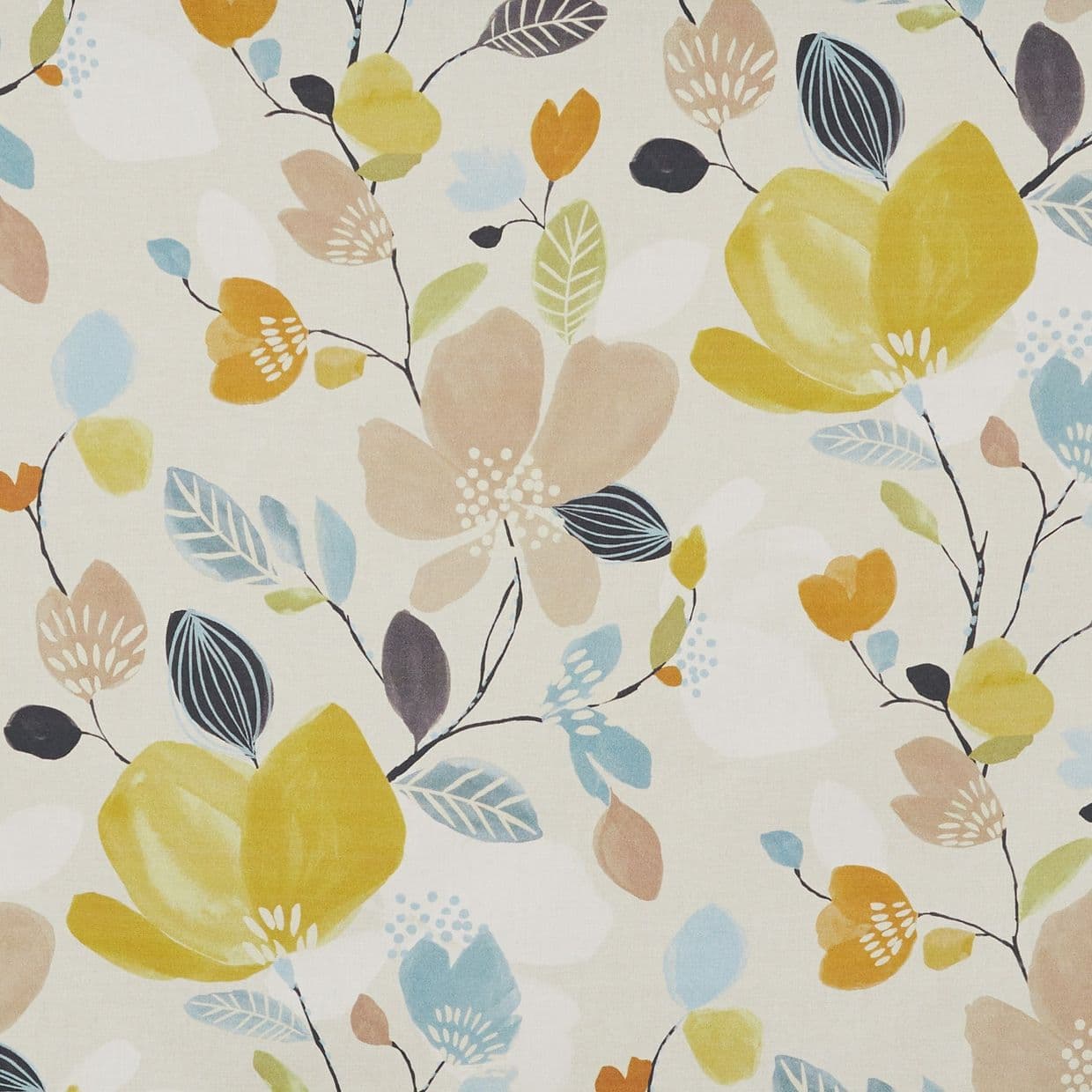 Iver Mustard Curtain