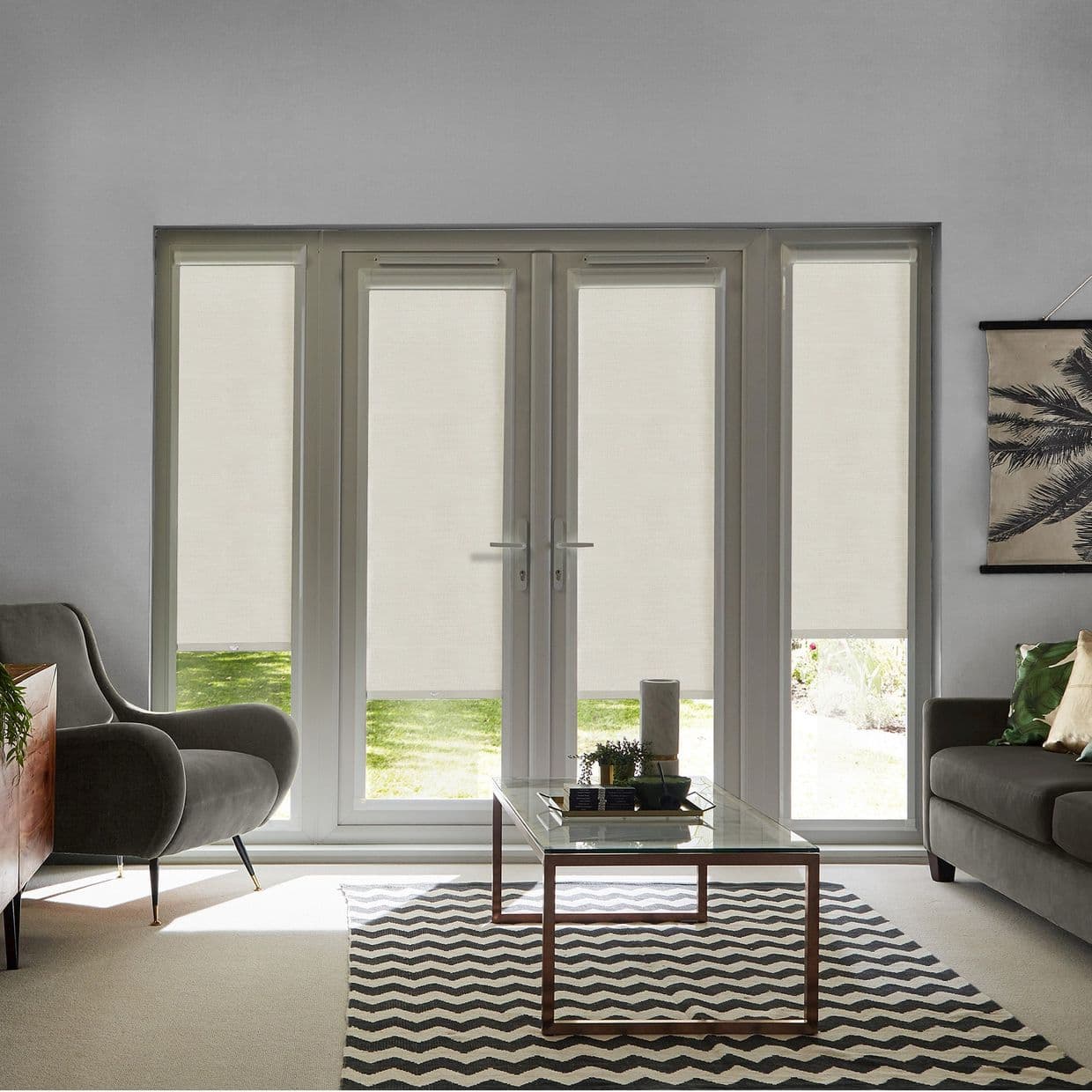 Iowa Blackout Linen Perfect Fit Roller blind