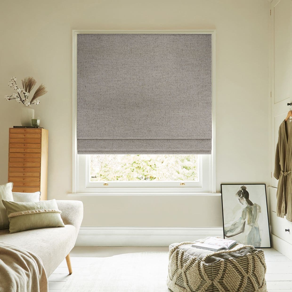 Nest Pewter Roman Blind