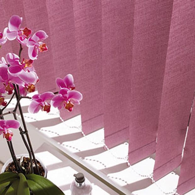 Tresco Plum Vertical Blind