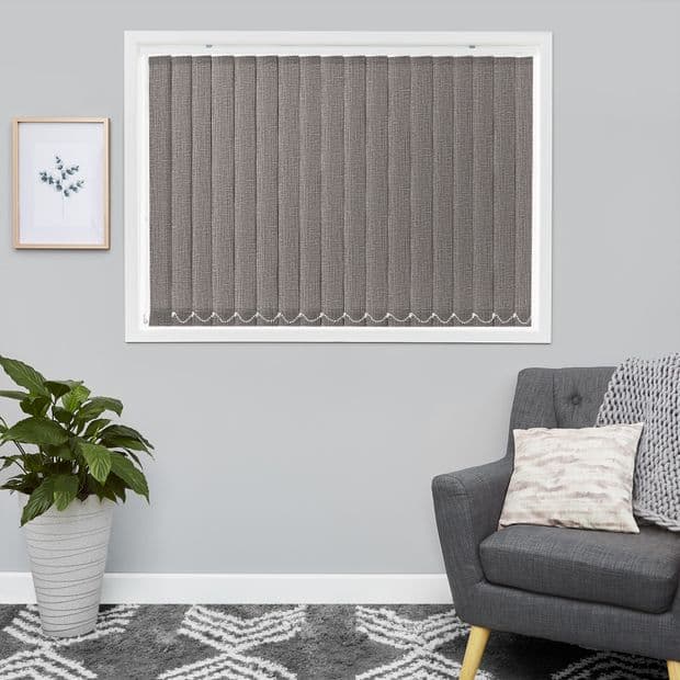 Iowa Black Vertical Blind