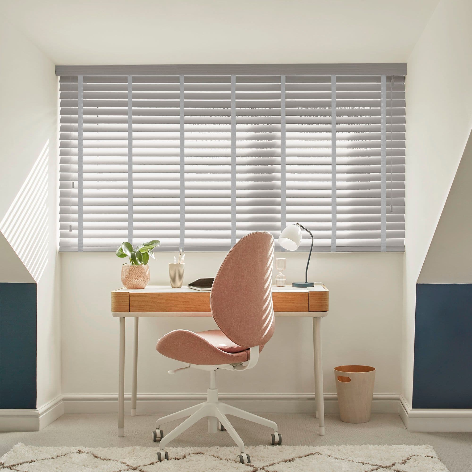Mirage Grey Ash Faux Wood Venetian