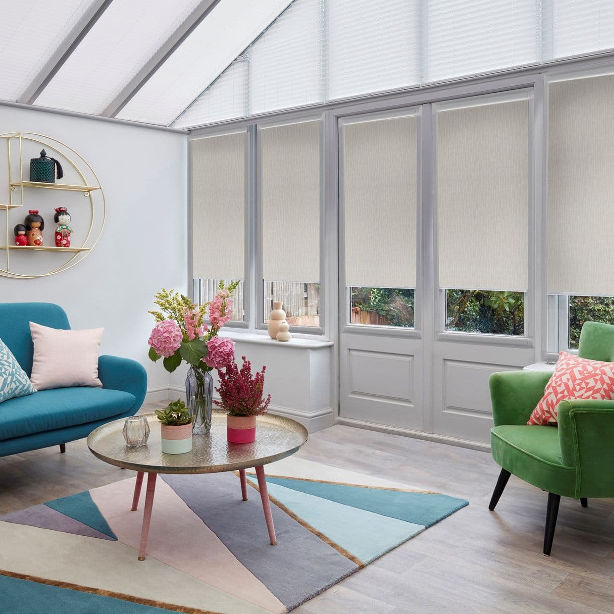Eleanor Ocean Conservatory Roller blind