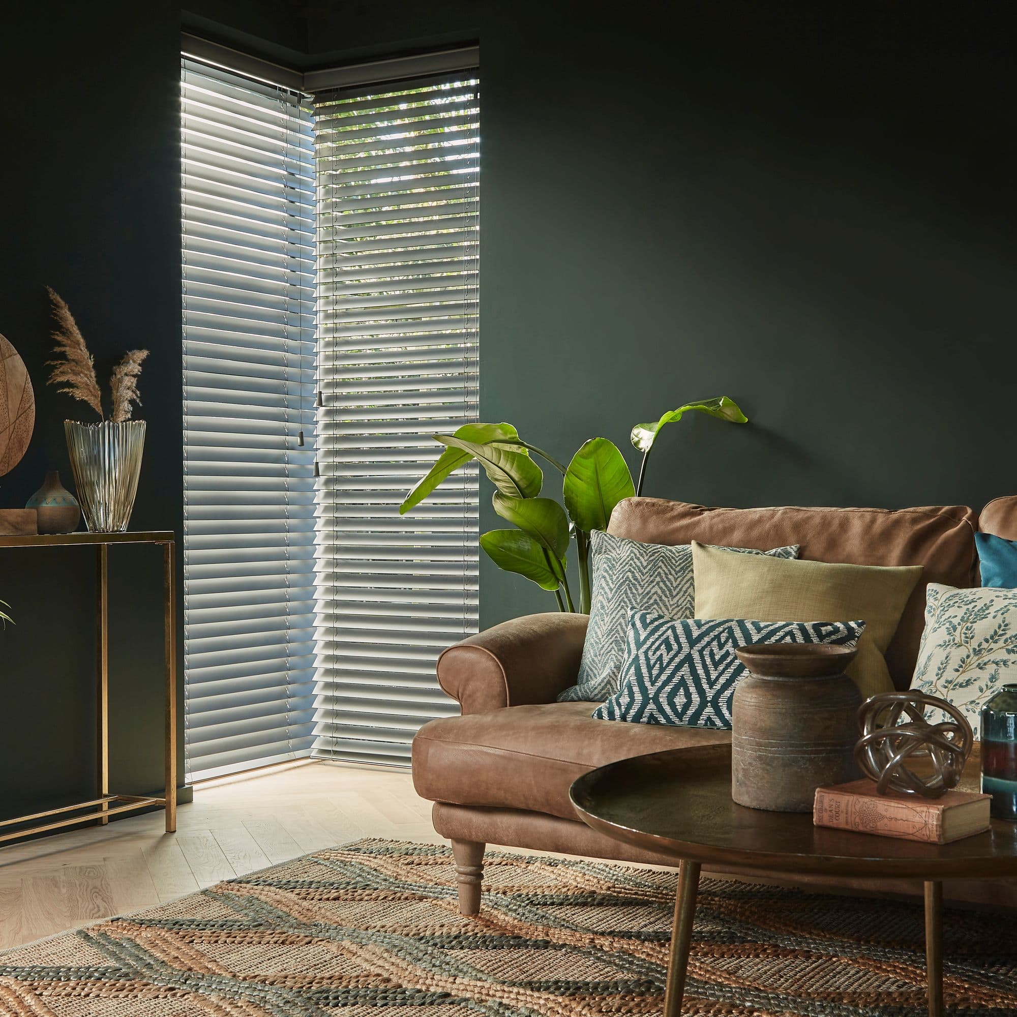 Ellwood Iron Grey Wooden blind