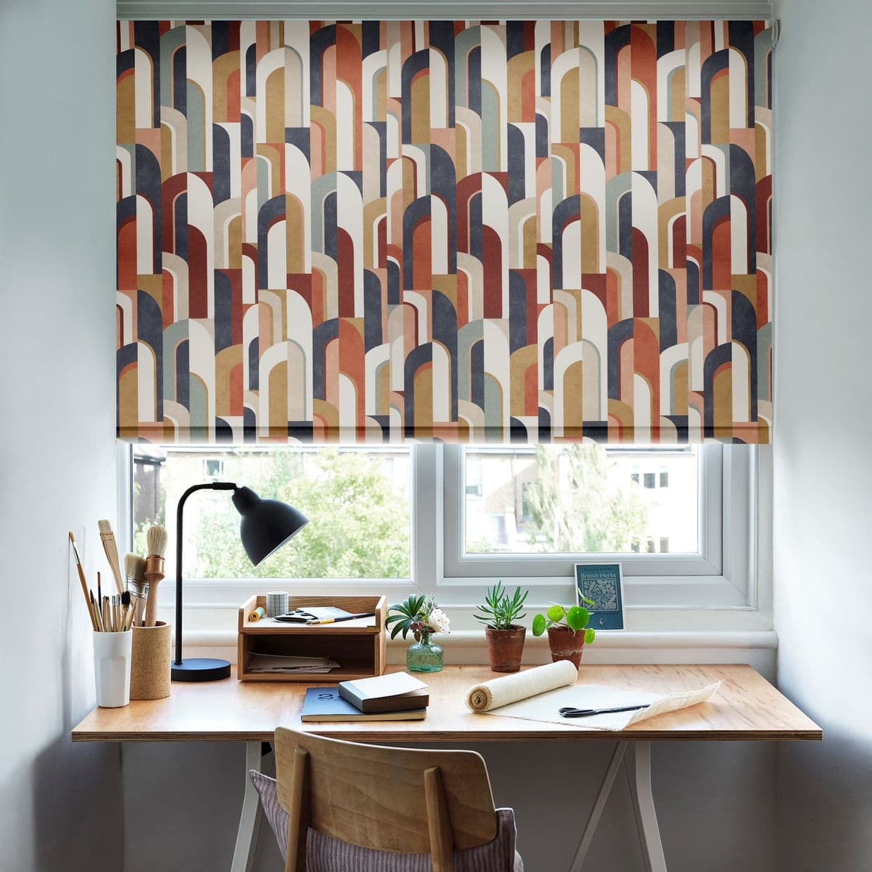 Bauhaus Sandstone Roller Blind