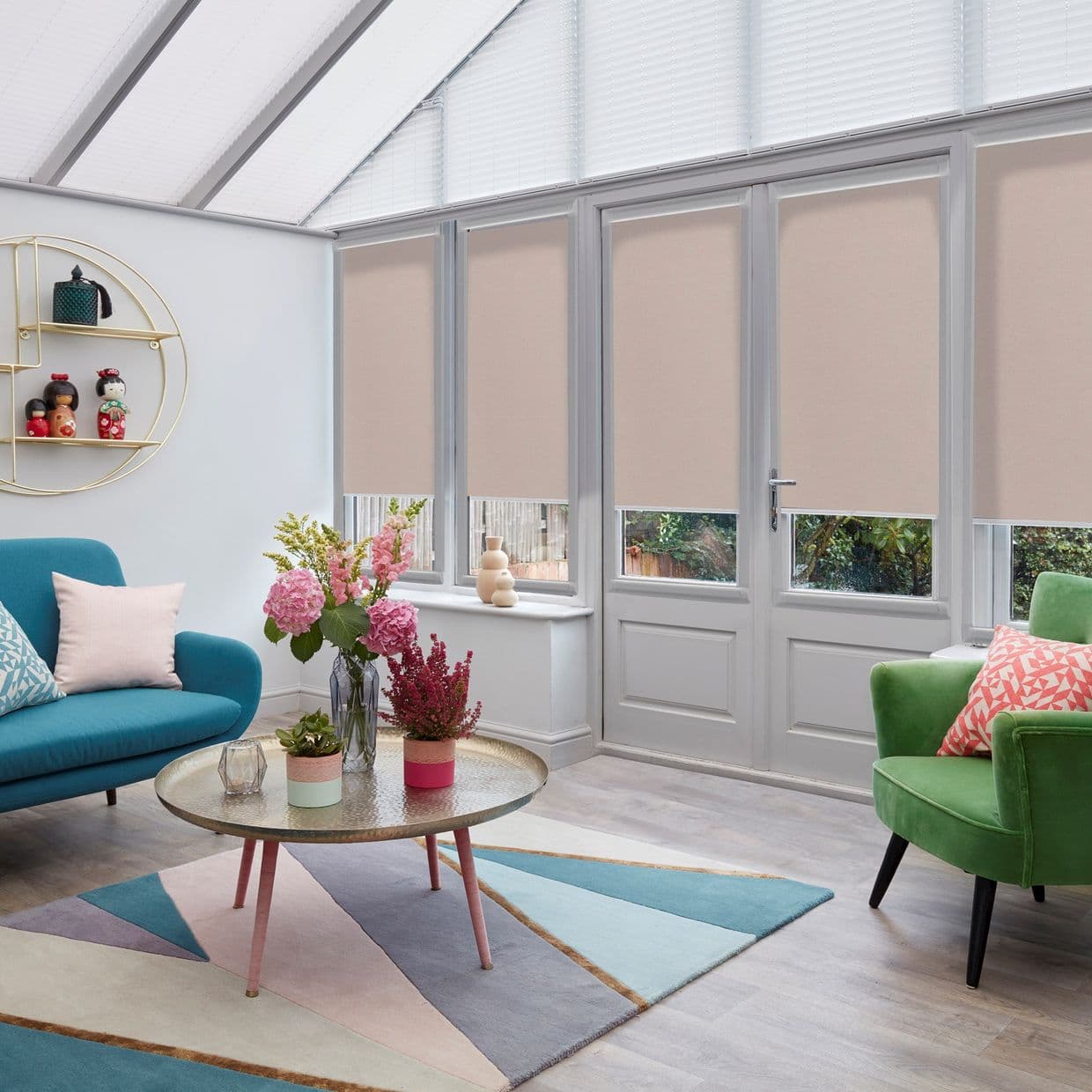Cordova Taupe Conservatory Roller blind