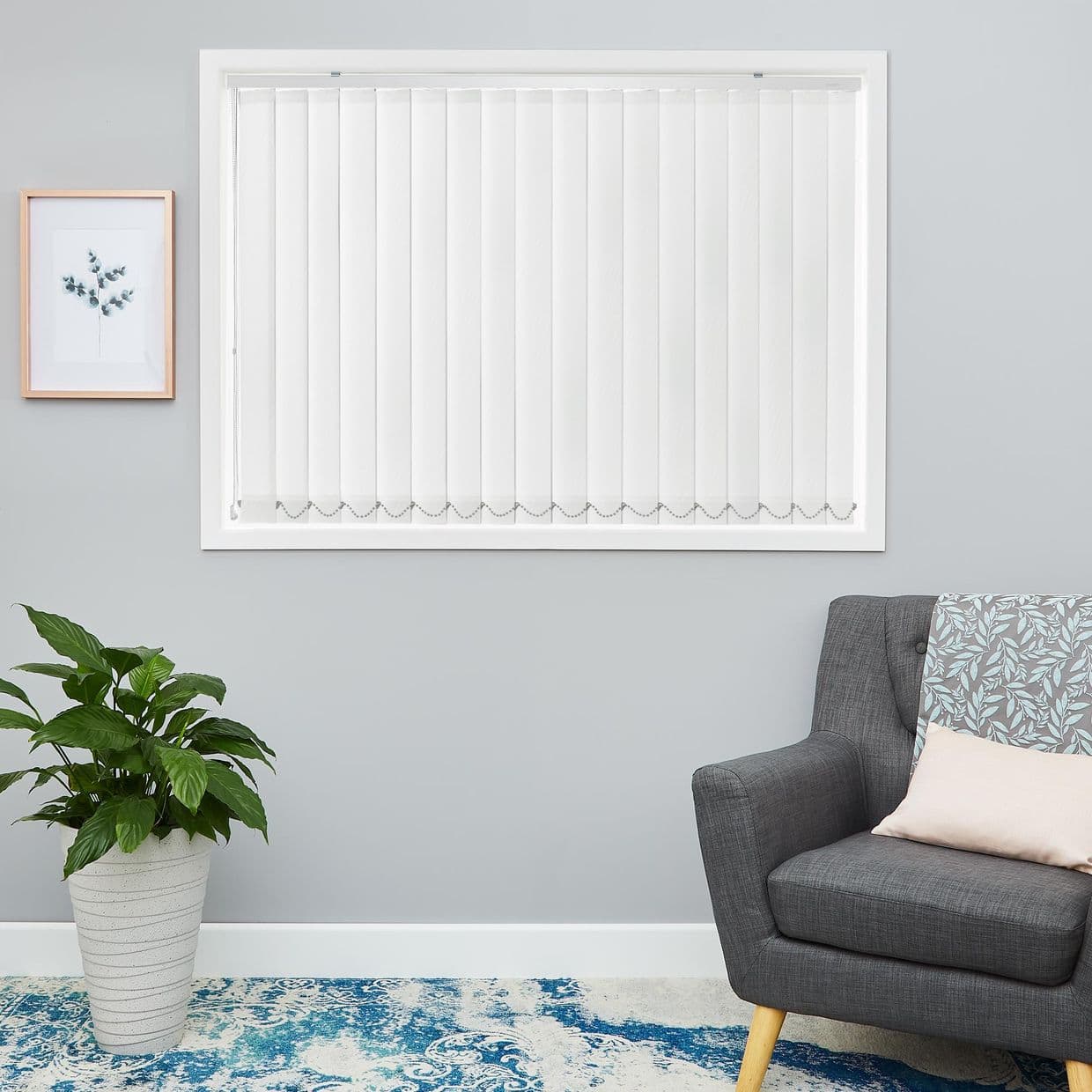 Florence White Vertical Blind