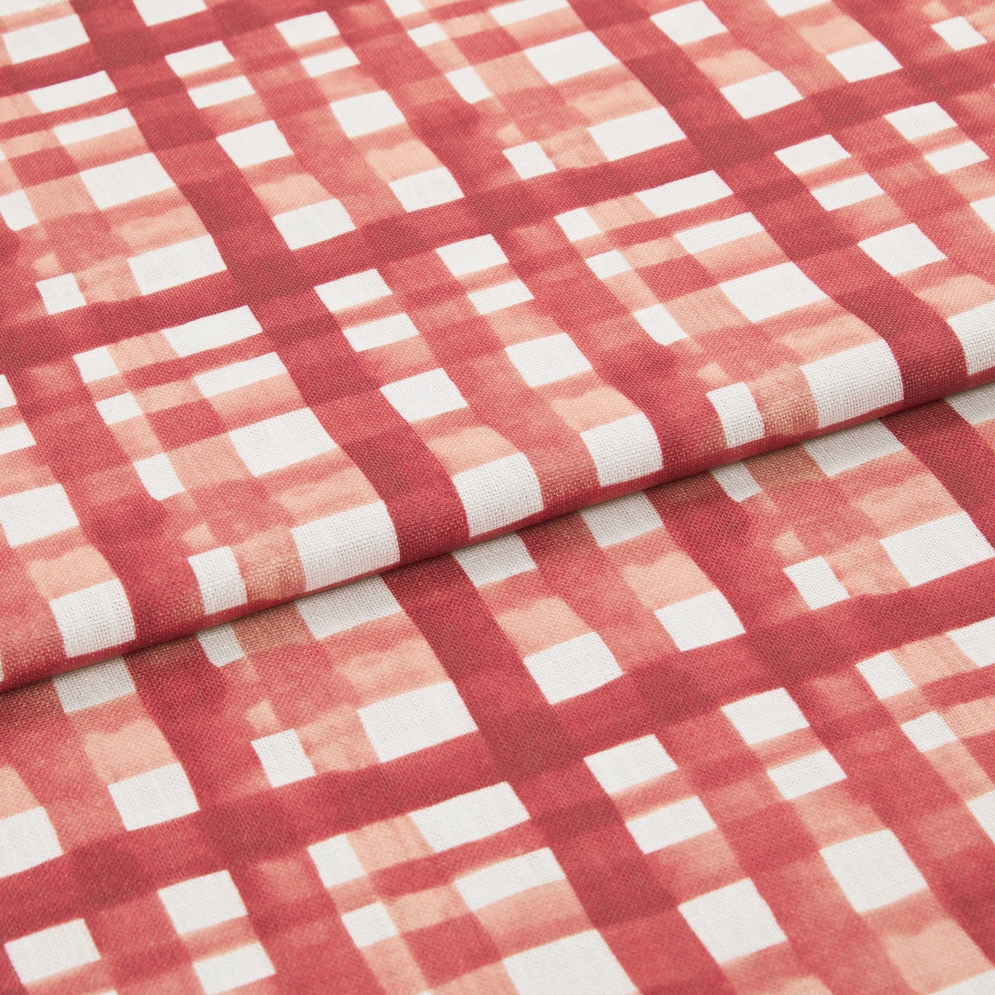 Gingham Rouge Curtains