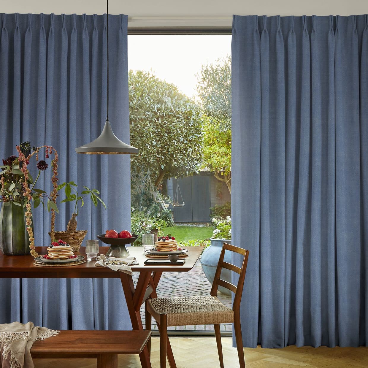 Boheme Cornflower Curtain