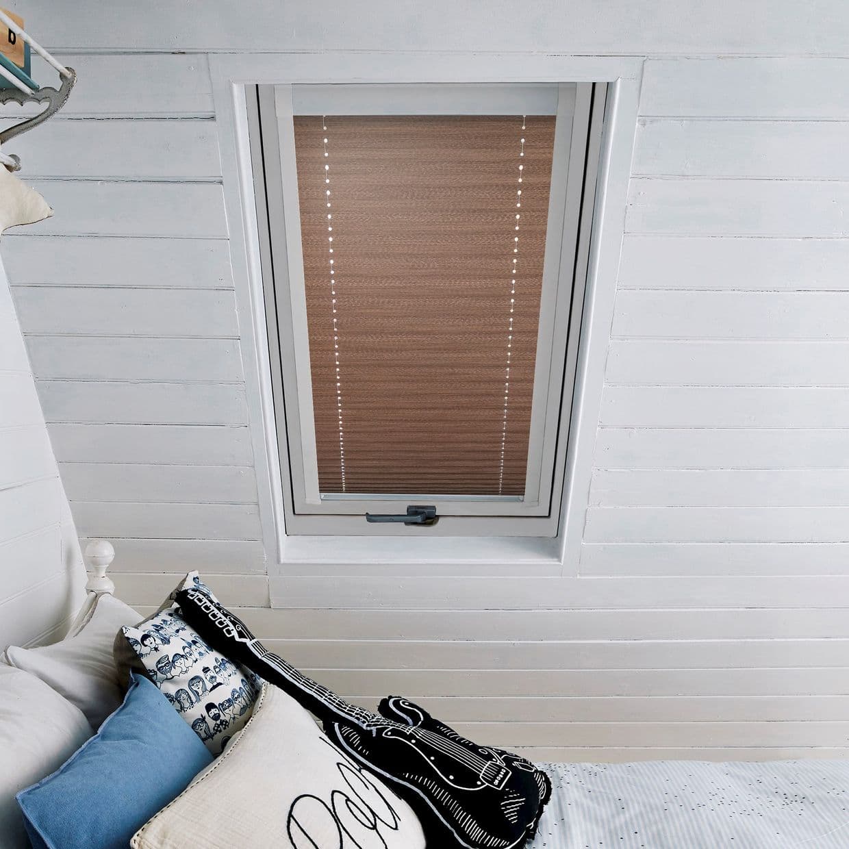 Grenoble Chocolate Skylight Pleated Blind