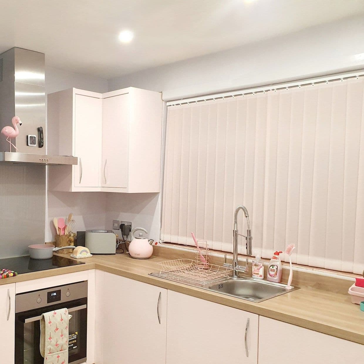 Valerie Pink Vertical Blind