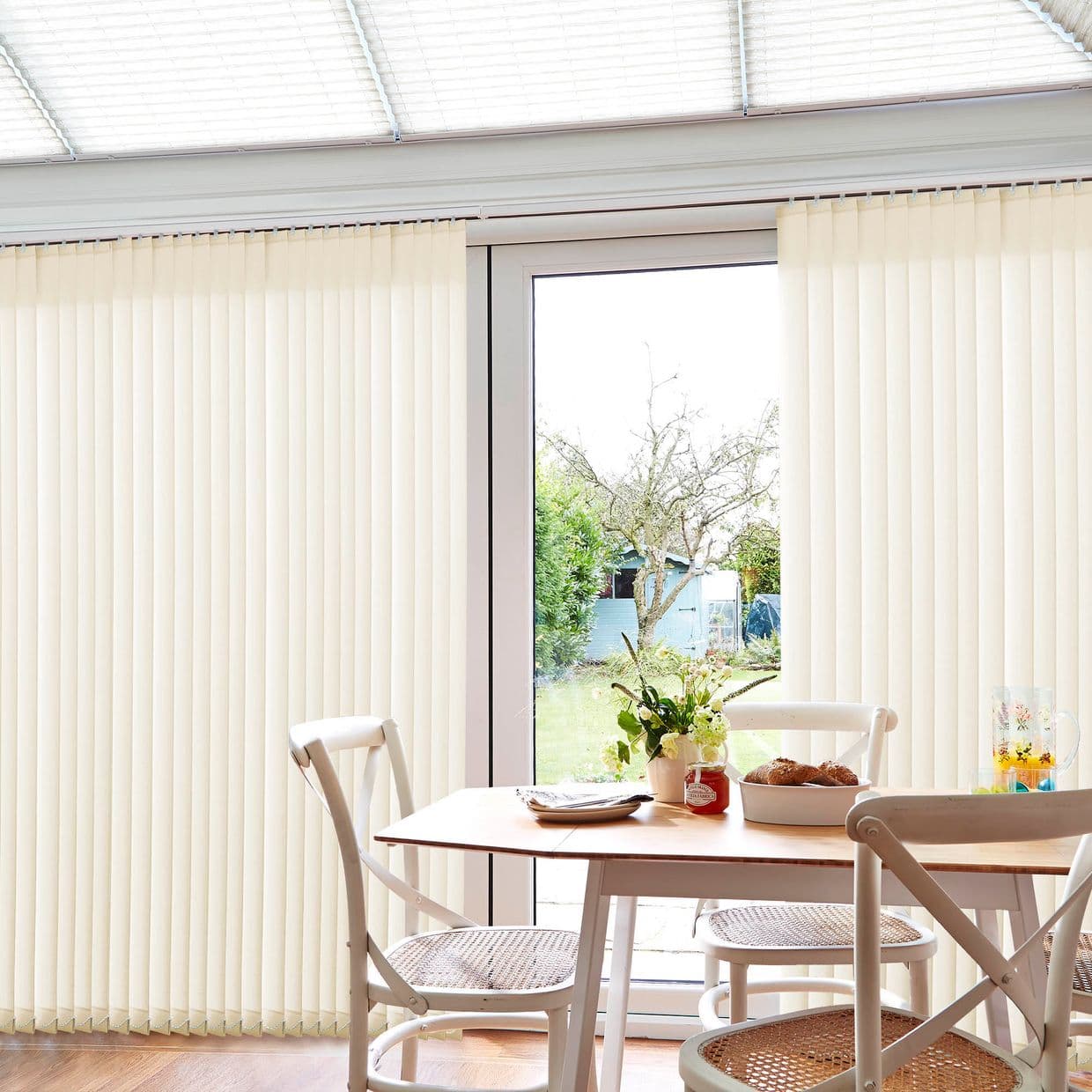 Corsica Cream Conservatory Vertical Blind