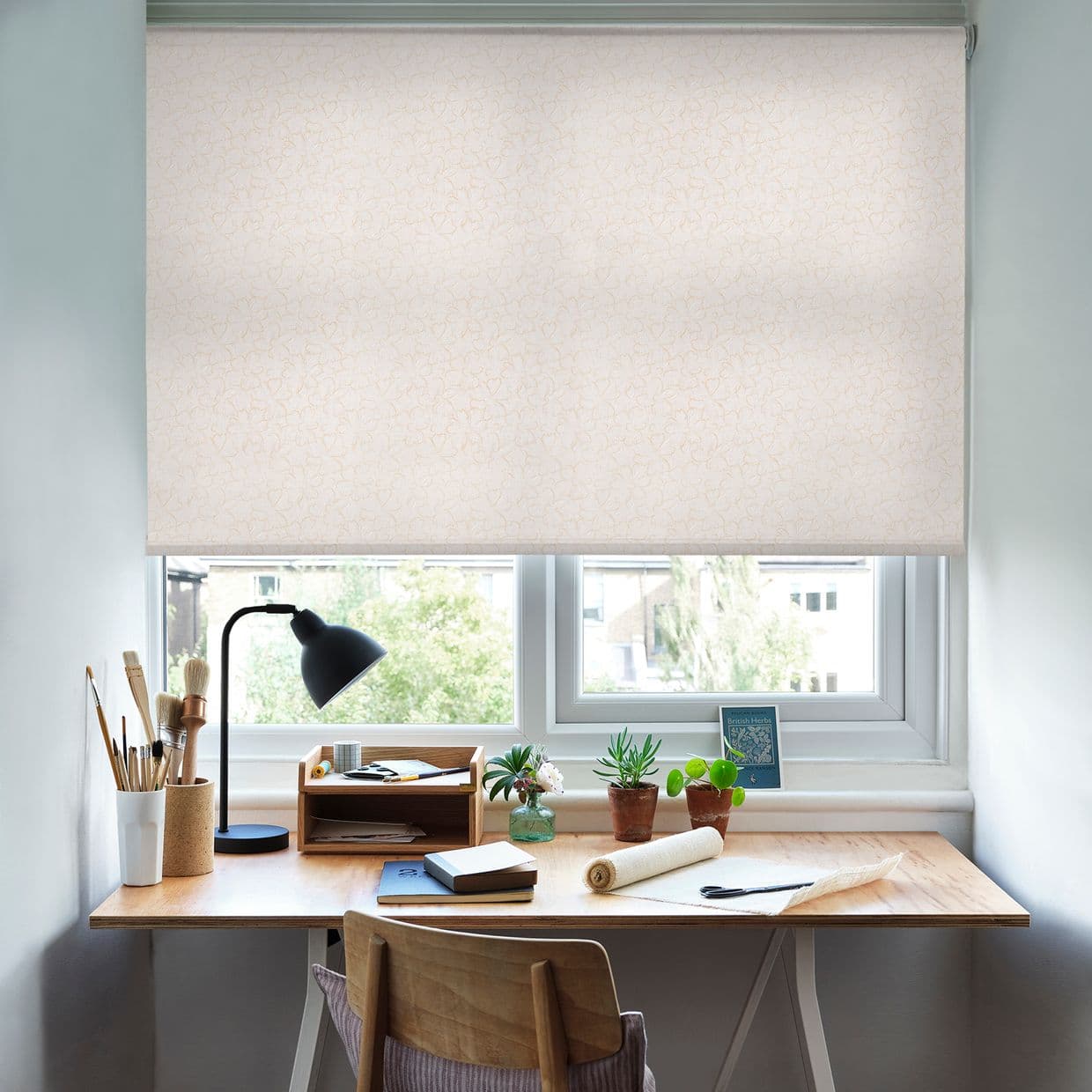 Flamenco Linen Roller Blind