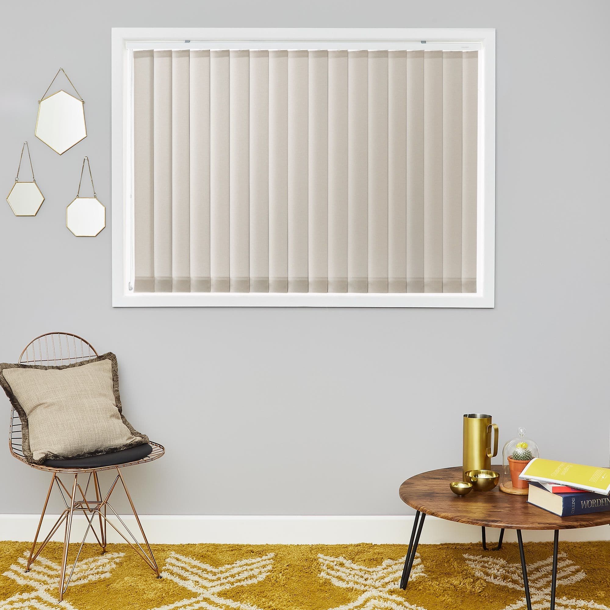 Reber Ecru Vertical Blind