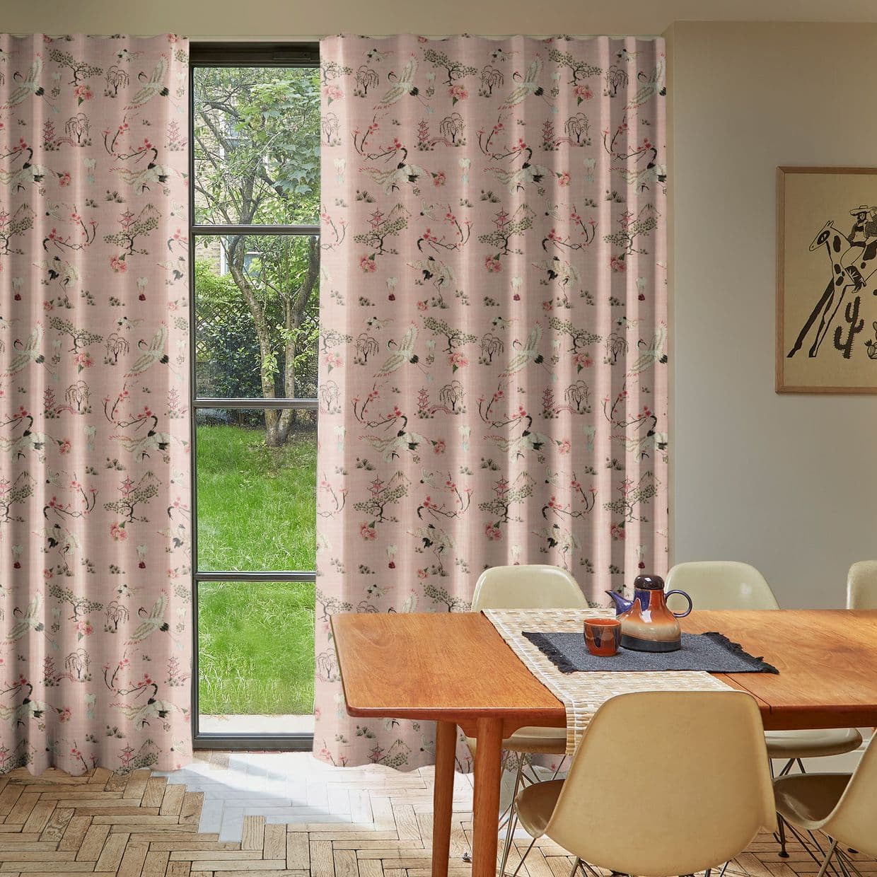 Food Babies Blossom Curtain