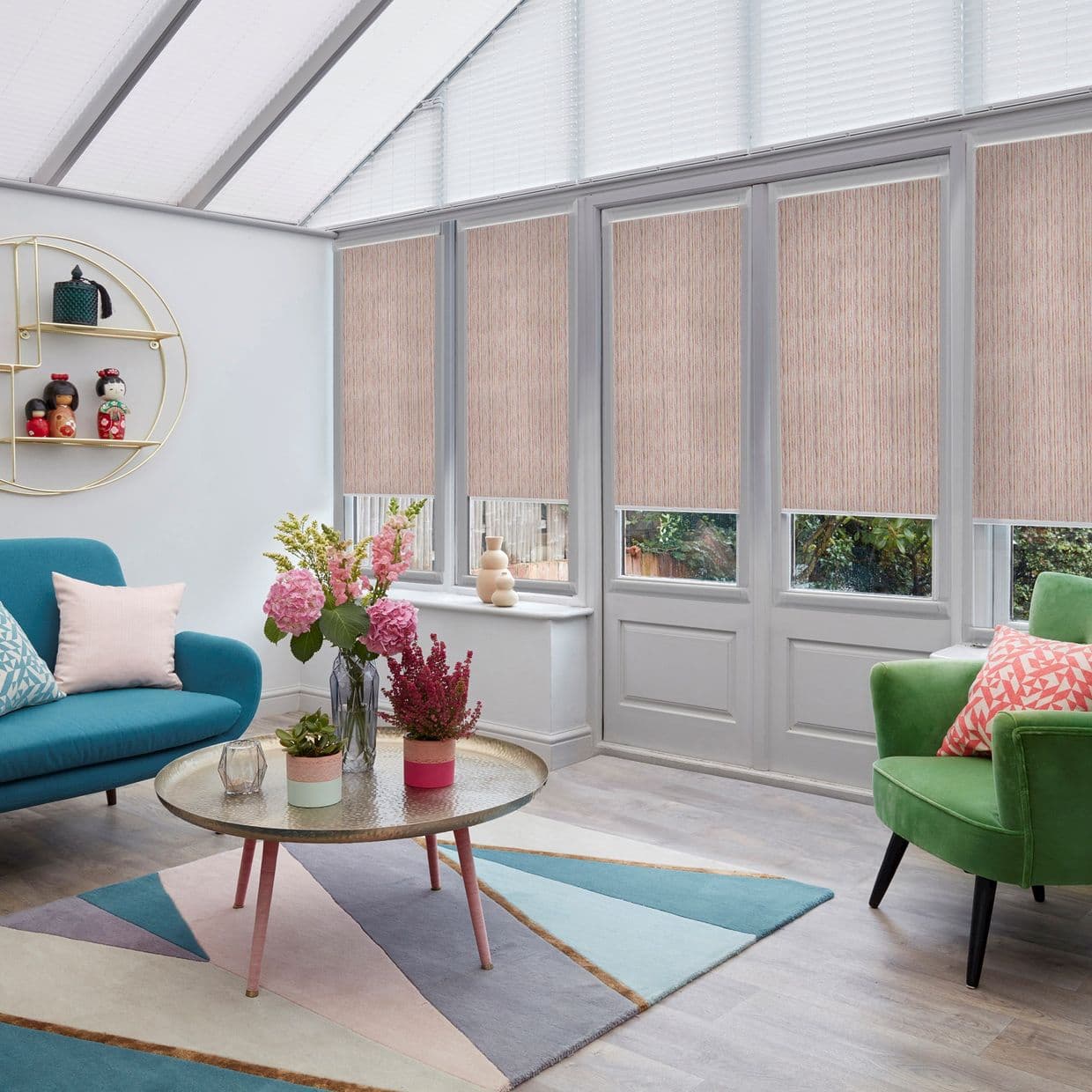 Bellagio Cupcake Conservatory Roller blind