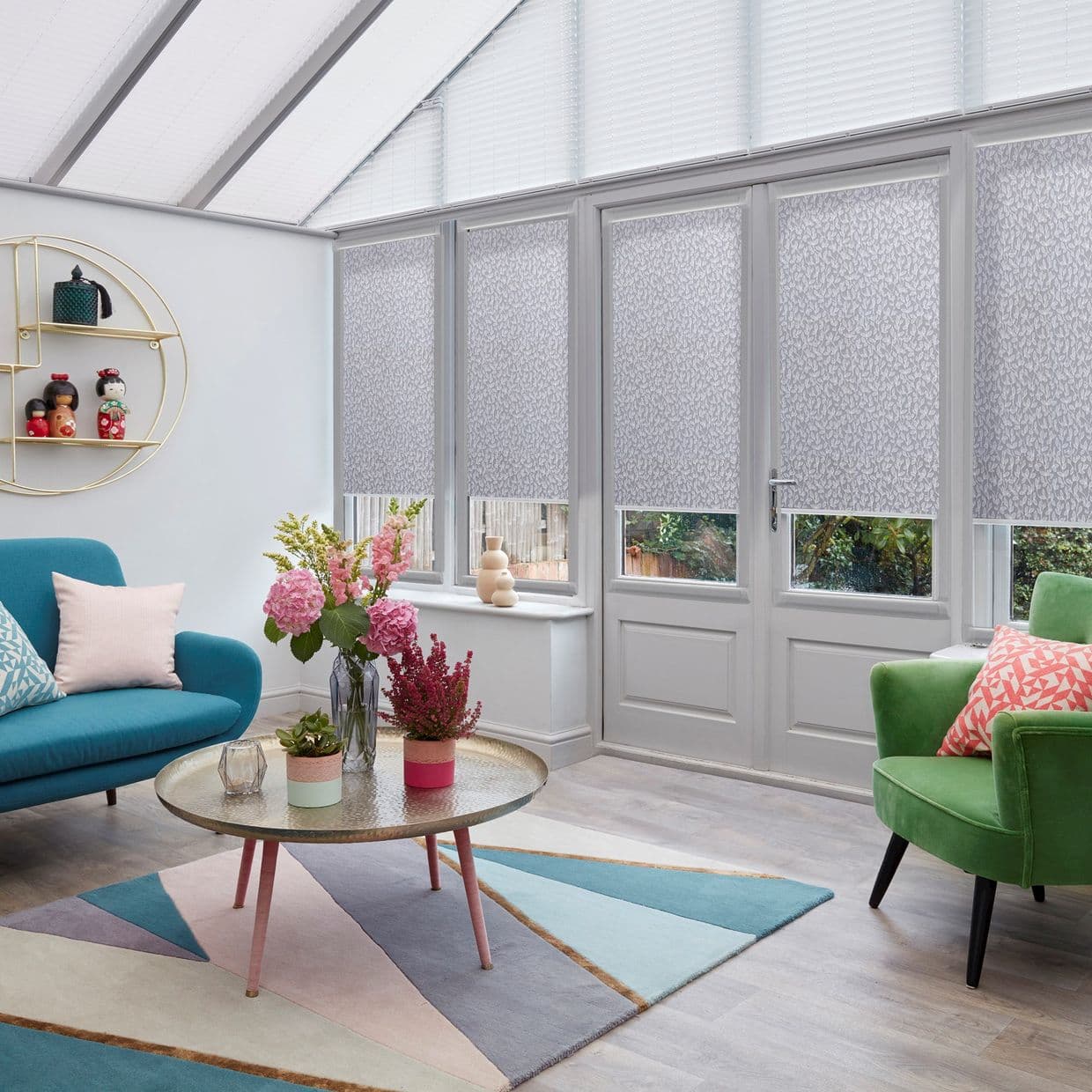Lopez Liquorice Conservatory Roller blind