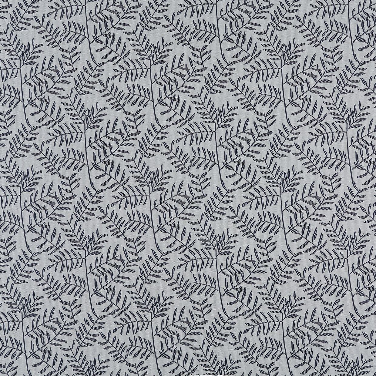 Fronds Navy Curtain