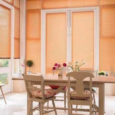 Sheer Luxury Brushed Copper Venetian blind