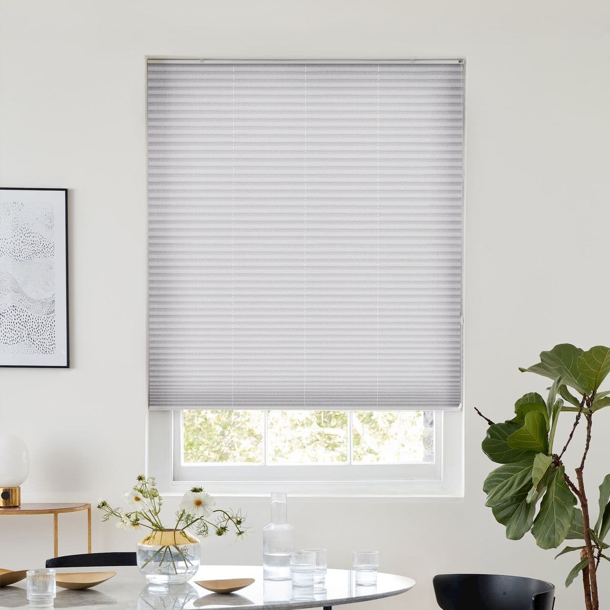 Revolve Grey Pleated Blind