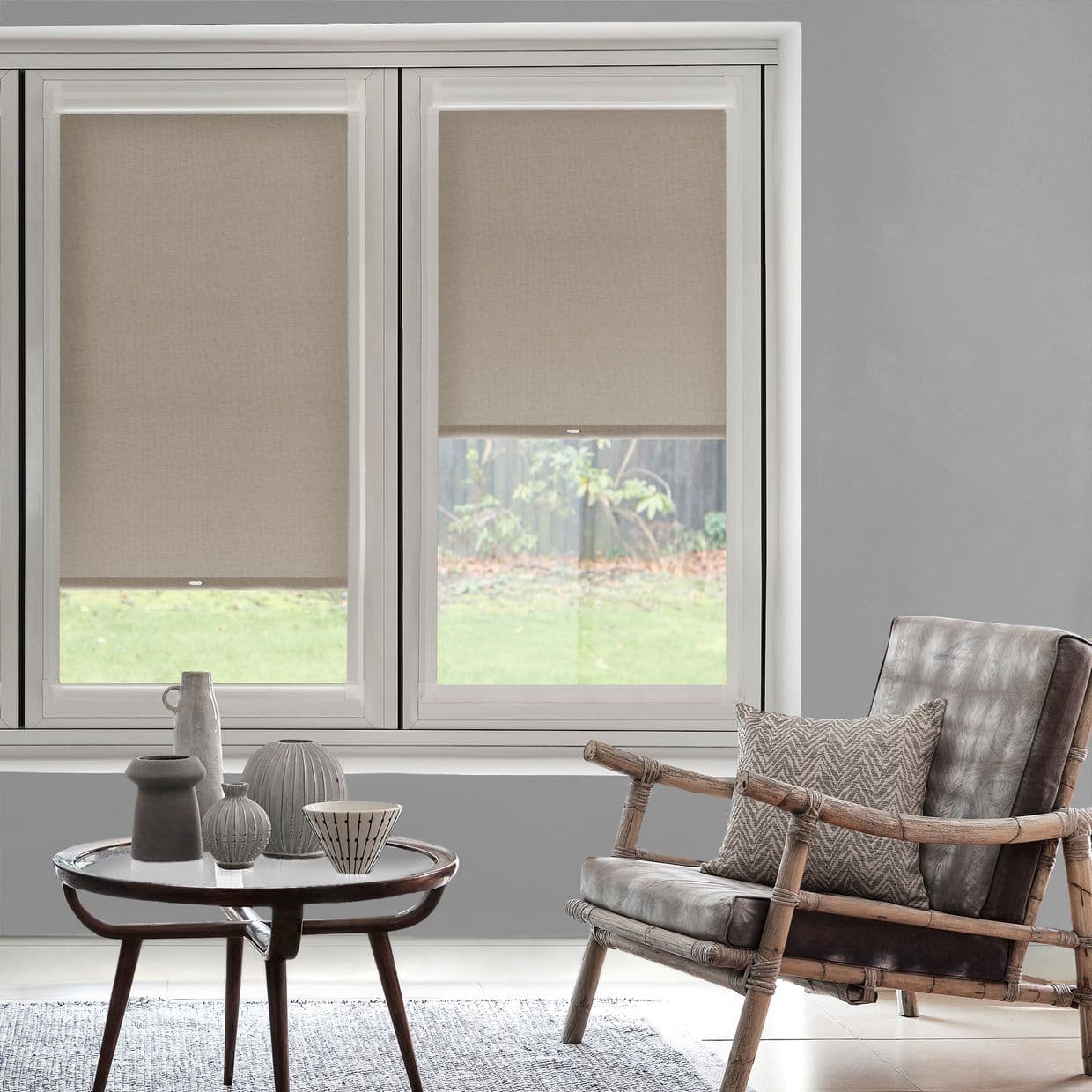 Conscious Walnut Perfect Fit Roller blind