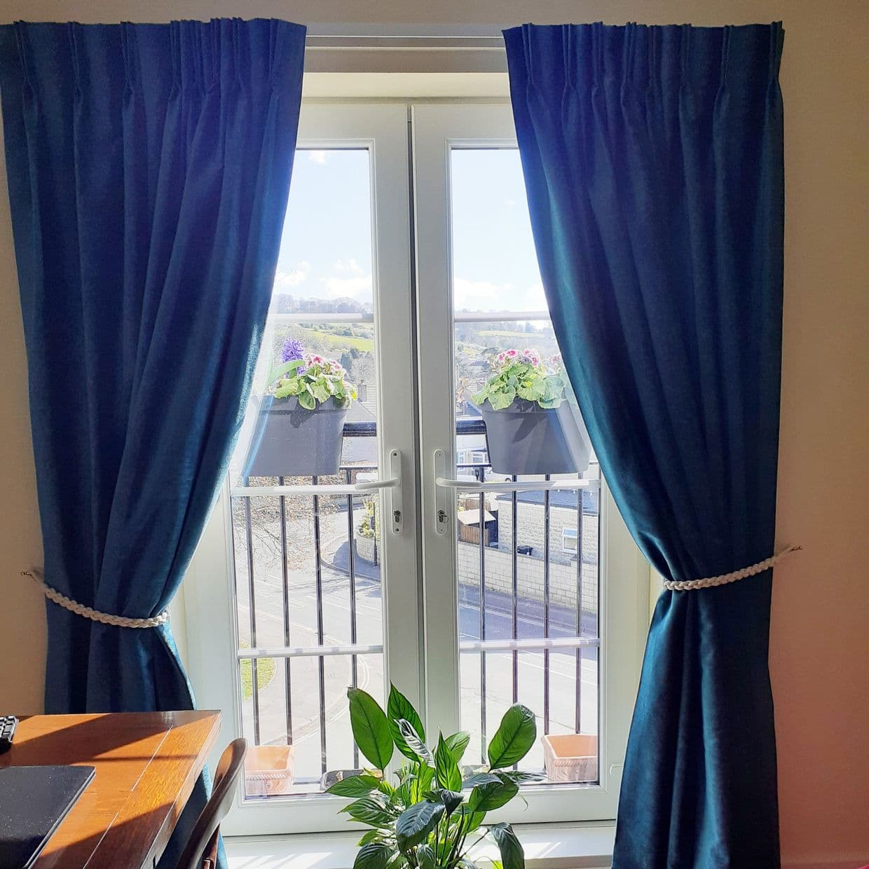Darcia Velvet Teal Curtain