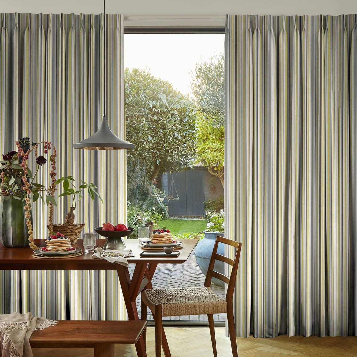 City Chartreuse Curtain