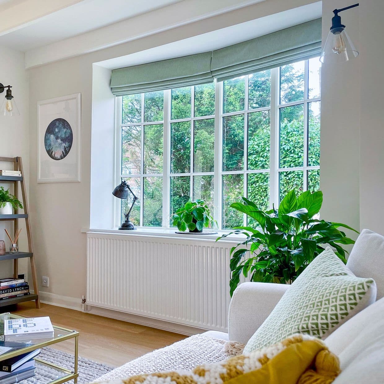 Lindora Azure Roman Blind