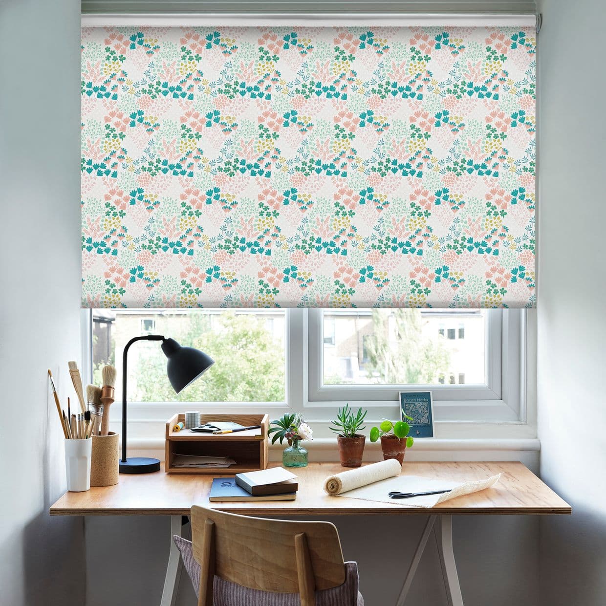 Lorena Blackout Bloom Roller Blind