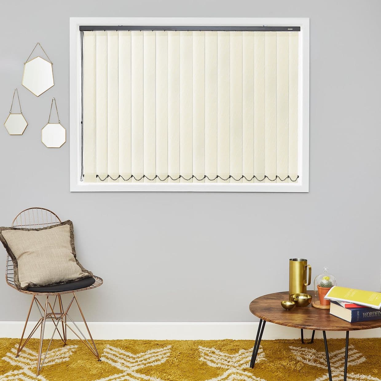 Florence Beige Vertical Blind