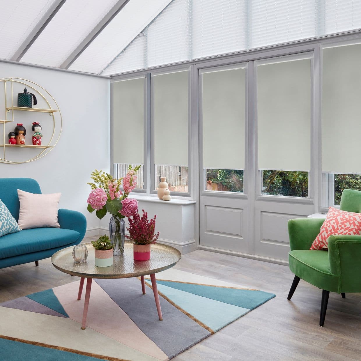 Cordelia Abalone Conservatory Roller blind