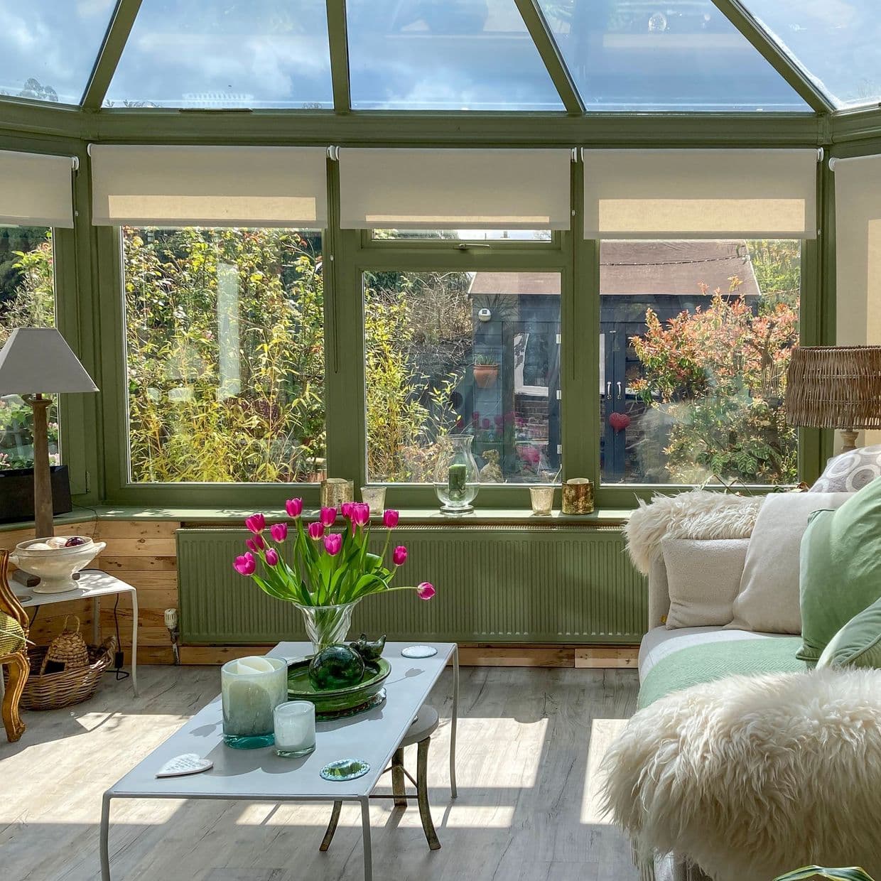 Acacia Sand Conservatory Roller blind