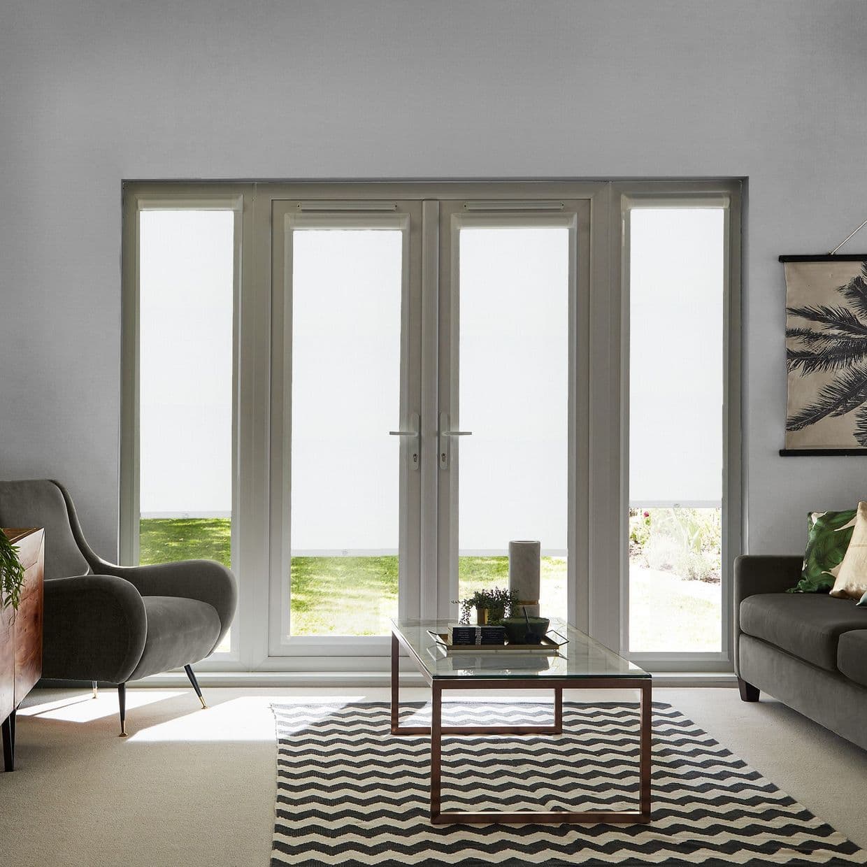 Malin White Perfect Fit Roller blind