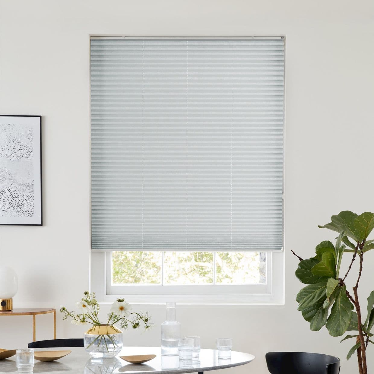 Elba Grey Pleated Blind
