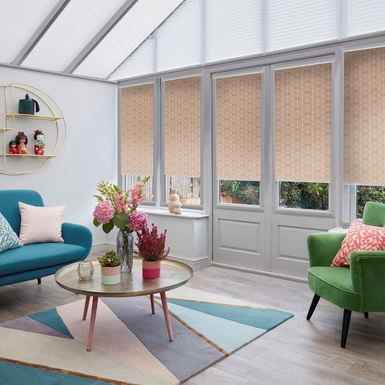 Warsaw Coral Conservatory Roller blind