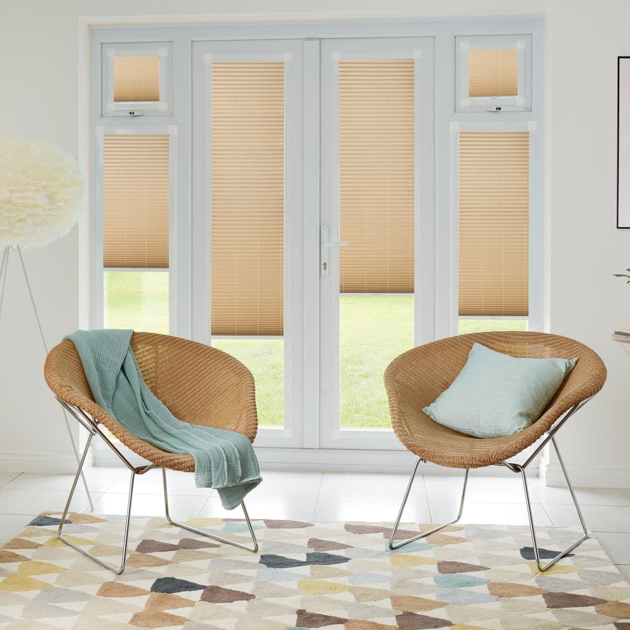 Kari Natural Perfect fit Pleated blind