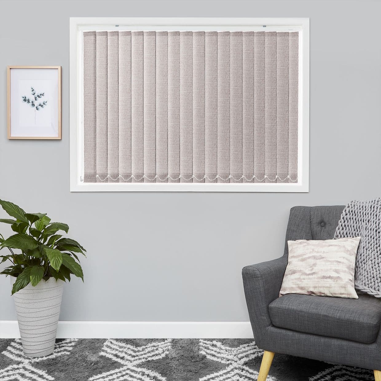Fernsby Coffee Vertical Blind