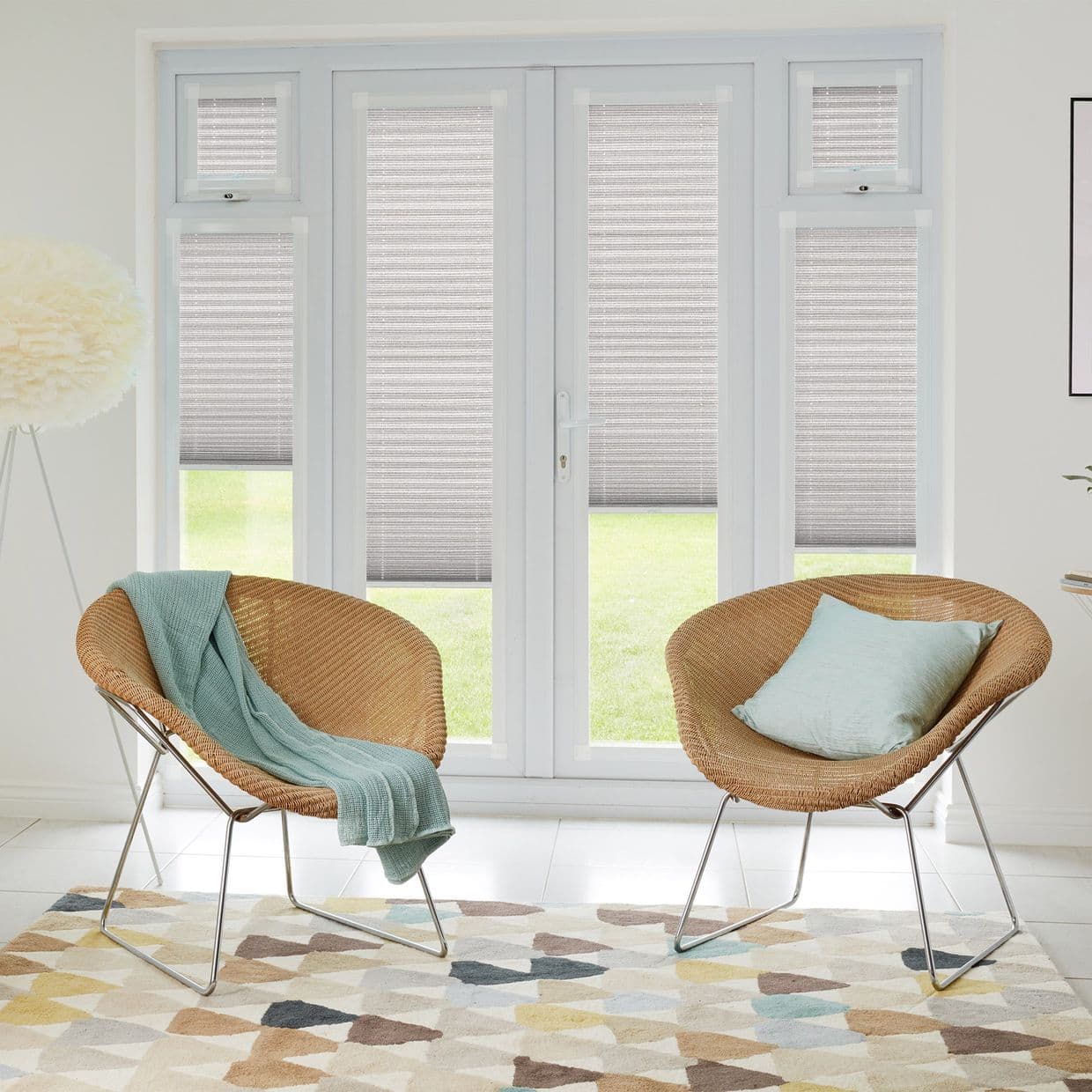 Grenoble Grey Perfect fit Pleated blind