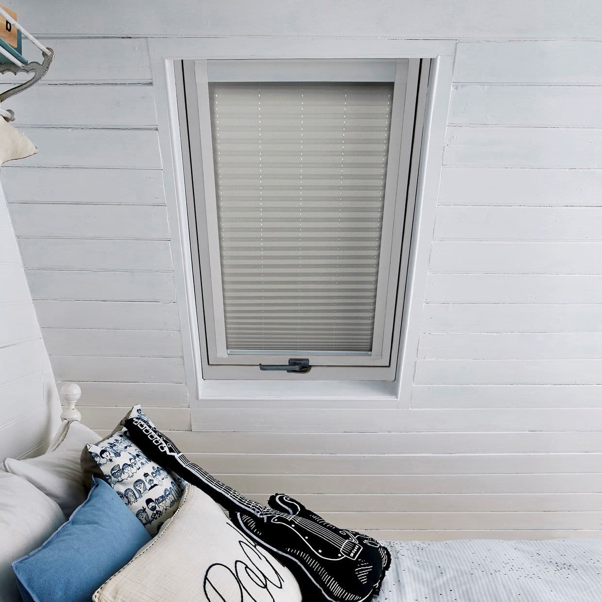 Zen Dark Grey Skylight Pleated Blind