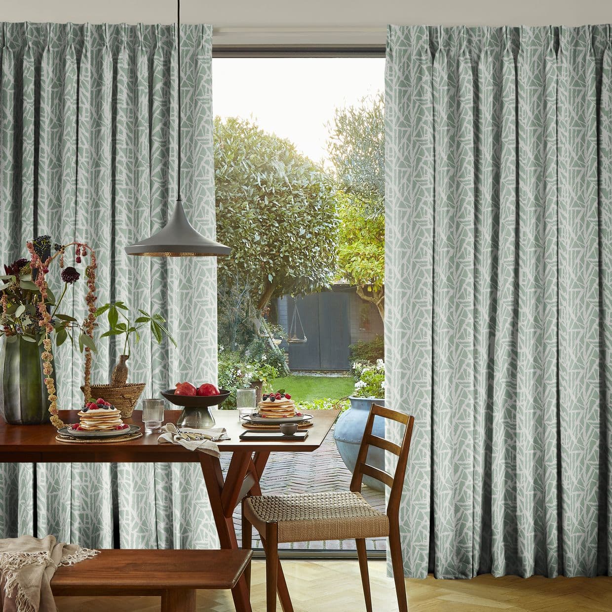 Alder Celadon Curtain