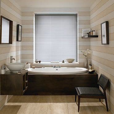Sheer Luxury Brushed Silver Venetian blind