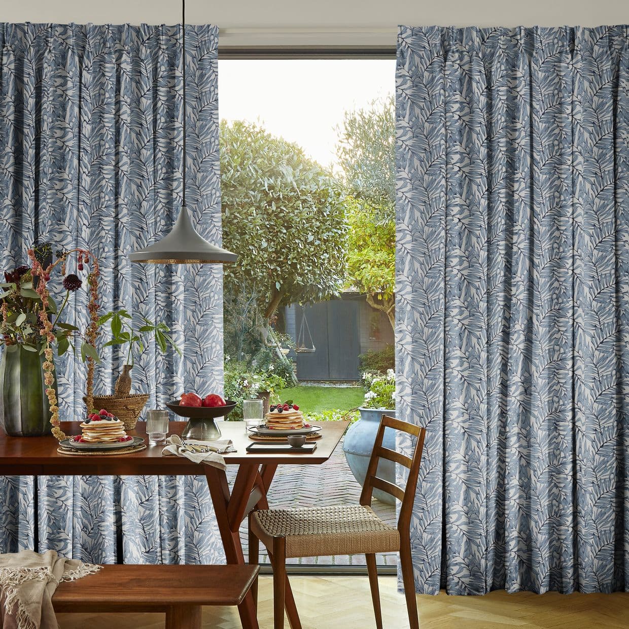 Laurel Wedgewood Curtain