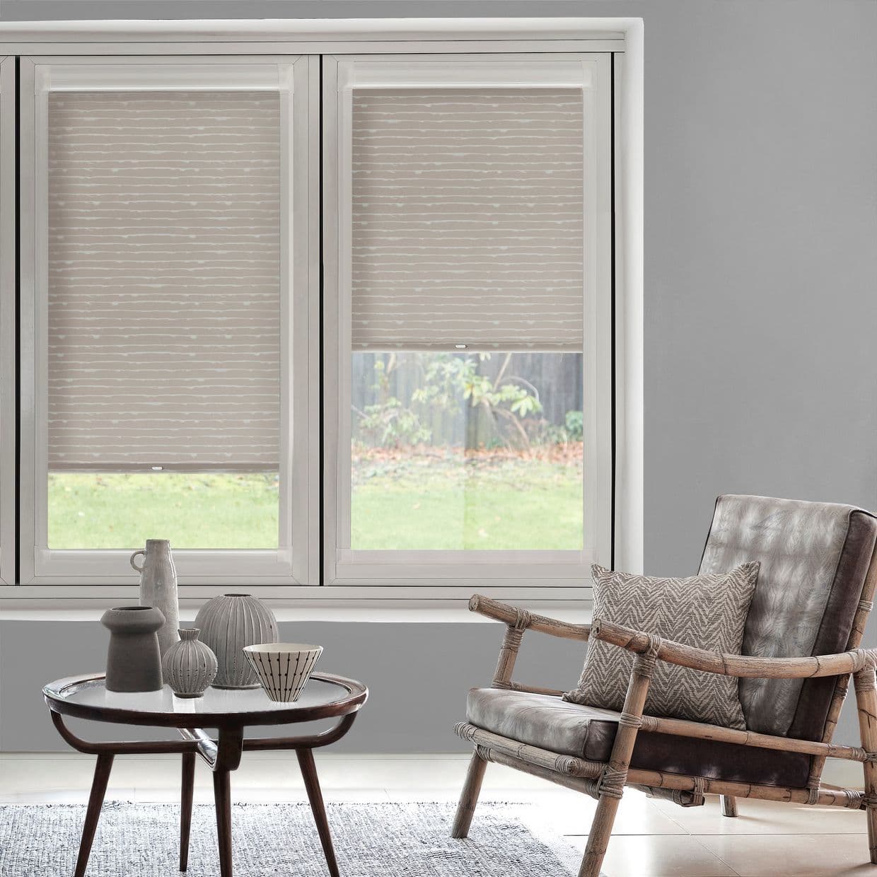 Shore Cerulean Perfect Fit Roller blind