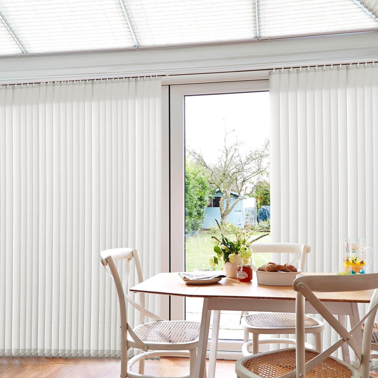 Cordova Ivory Conservatory Vertical Blind