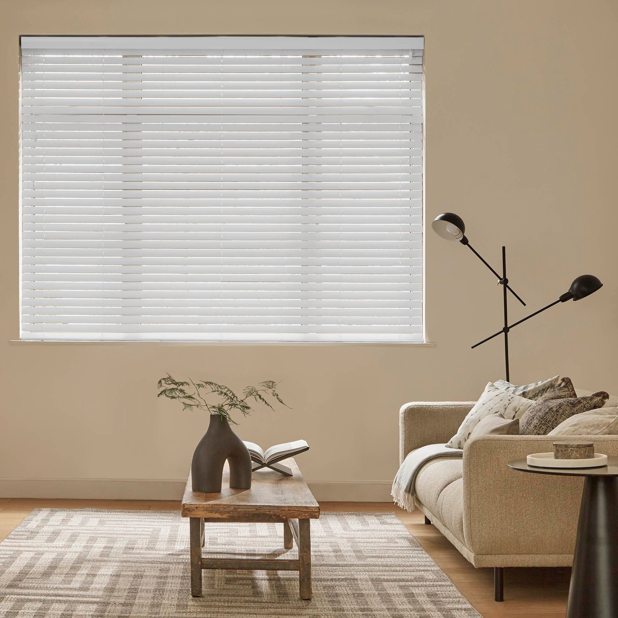 Haywood Pure White Wooden blind
