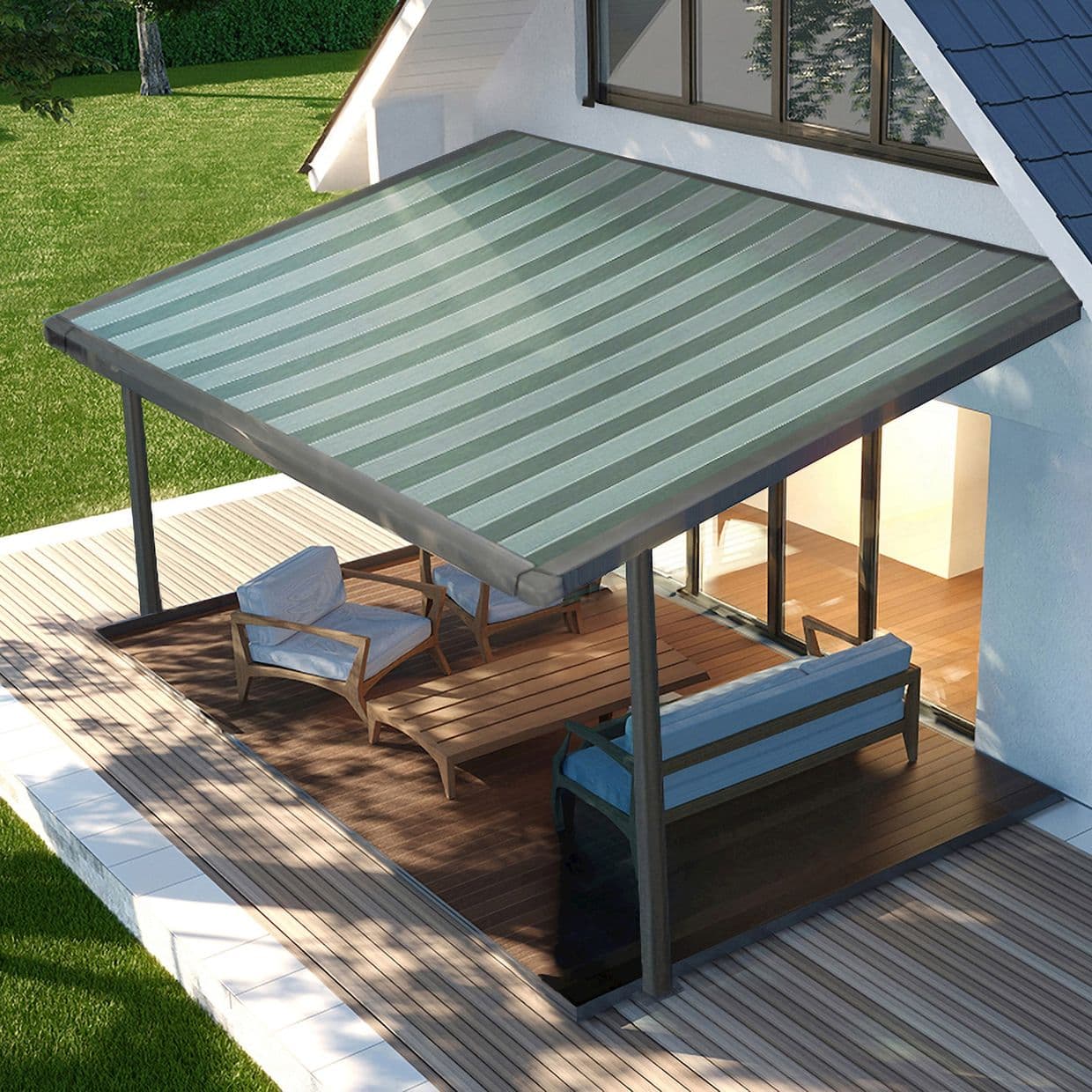 Sienne Green Awning