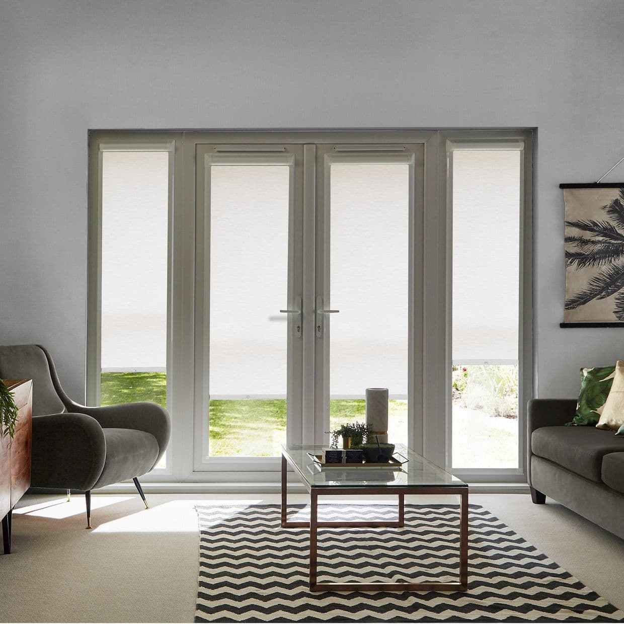 Norfolk Ivory Perfect Fit Roller blind